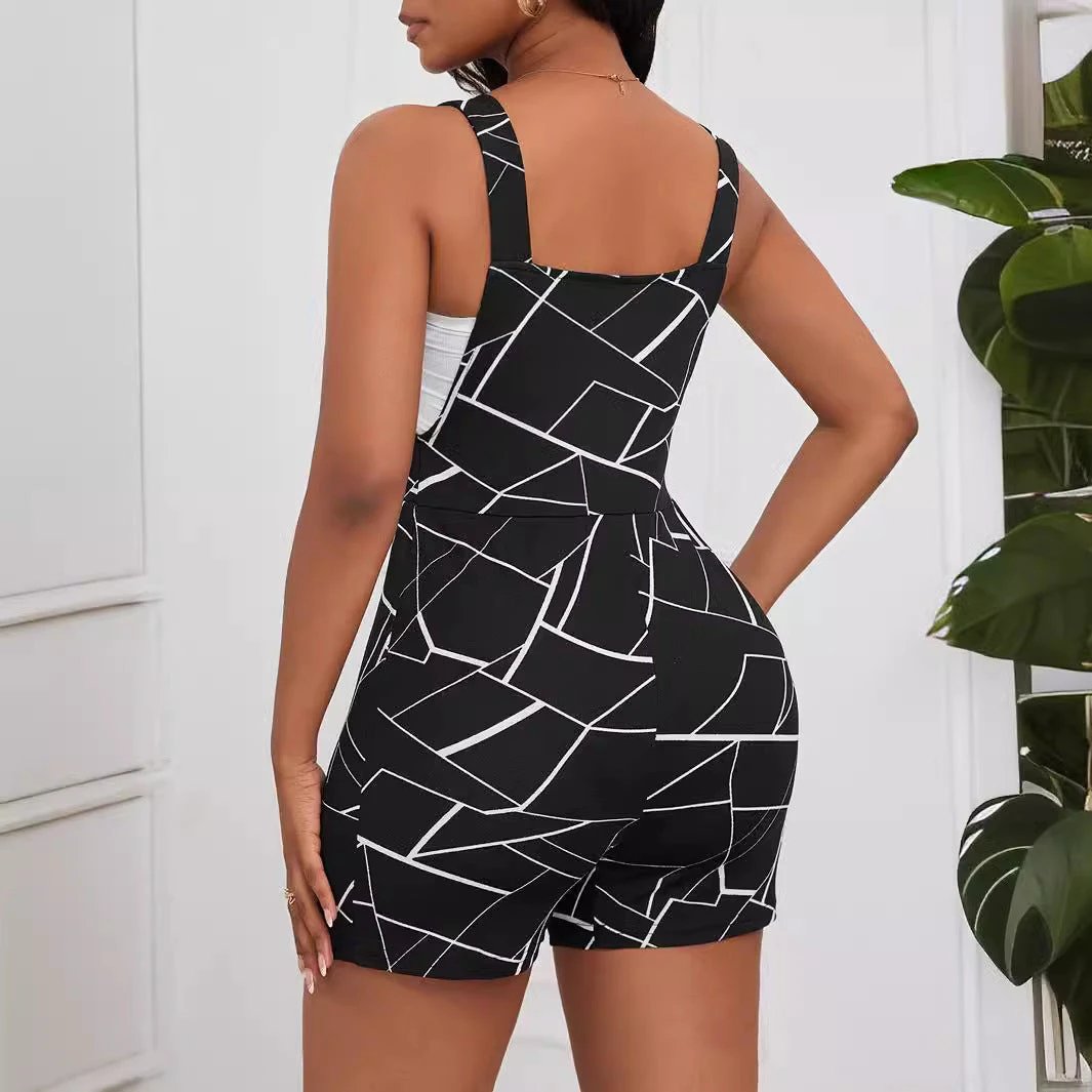 Stylish Casual And Minimalist Design Womens Romper by GJG Denim