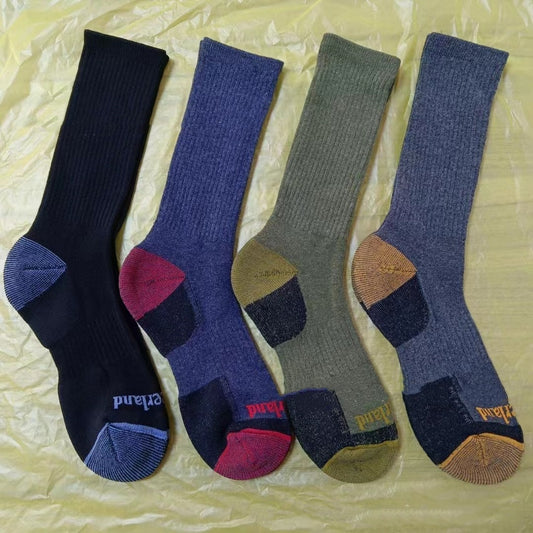 Men's Outdoor High-top Sports Socks Thick Thread Towel Bottom