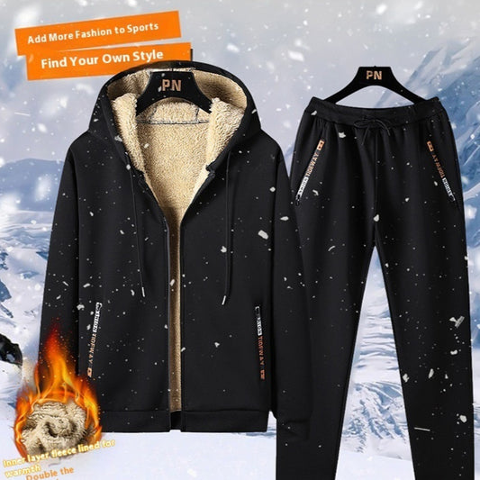 Men's Solid Color Sweatsuit