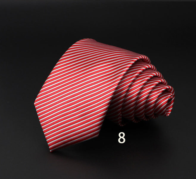 Men's Striped Polyester Fiber Ties