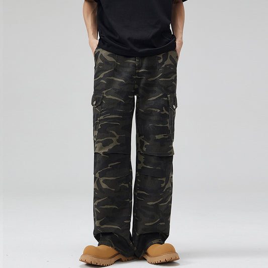 Paratrooper Camouflage Cargo Pants for Men