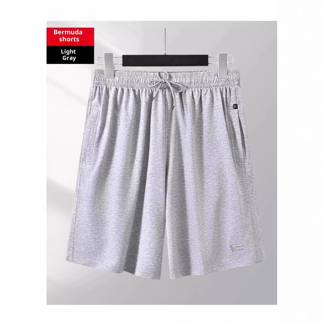 Thin Pure Cotton Casual Shorts For Men