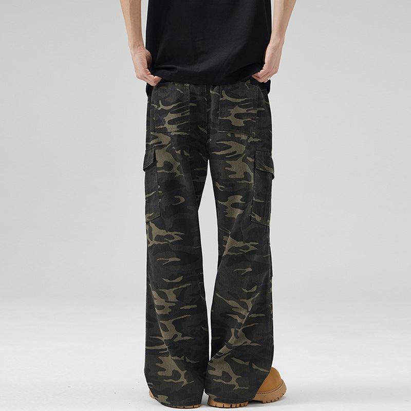 Paratrooper Camouflage Cargo Pants for Men