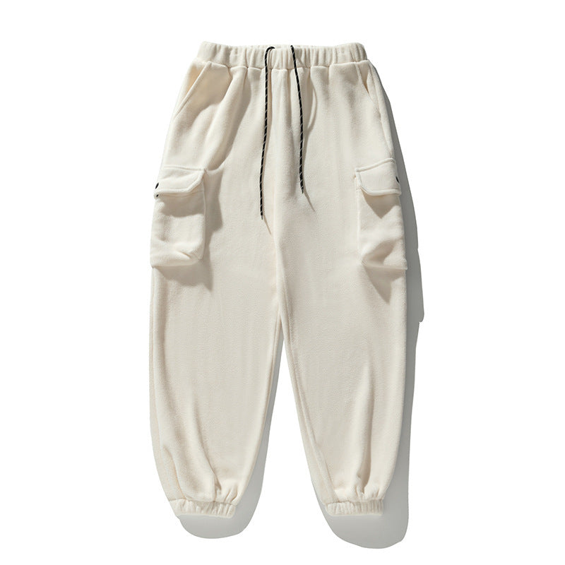 Men's Polar Fleece Loose Sports Workwear Sweatpants