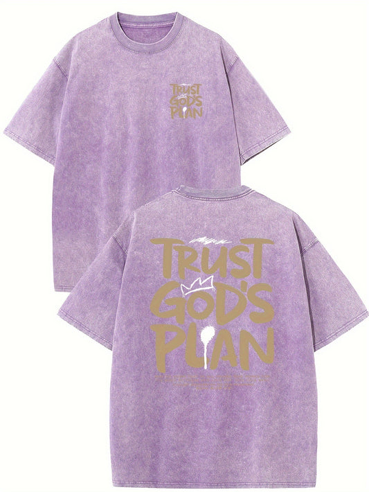 Retro Washed High Quality Cotton Pattern T-shirt