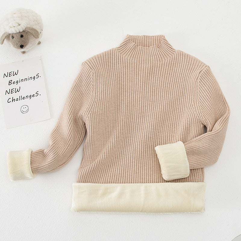 Children's Mock Neck Sweater Knitwear Top