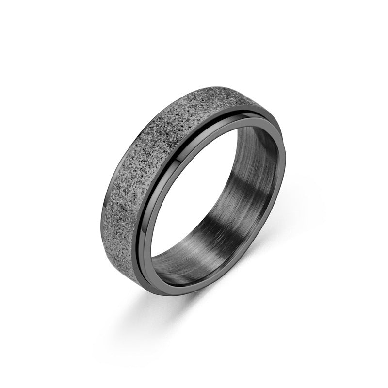 Turnable Anxiety Ring For Men