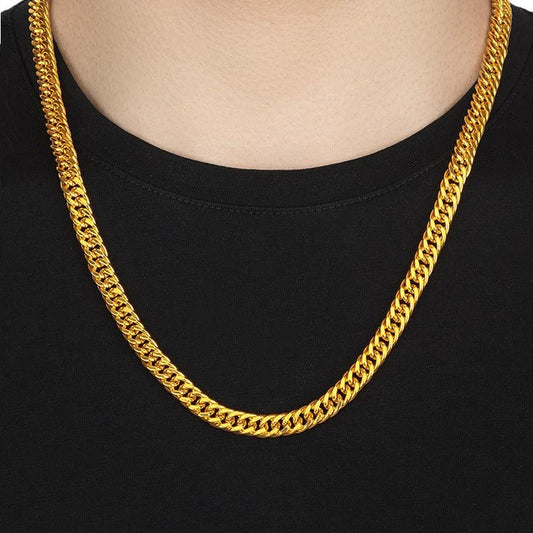 Men's Gold Necklace by GJG Denim