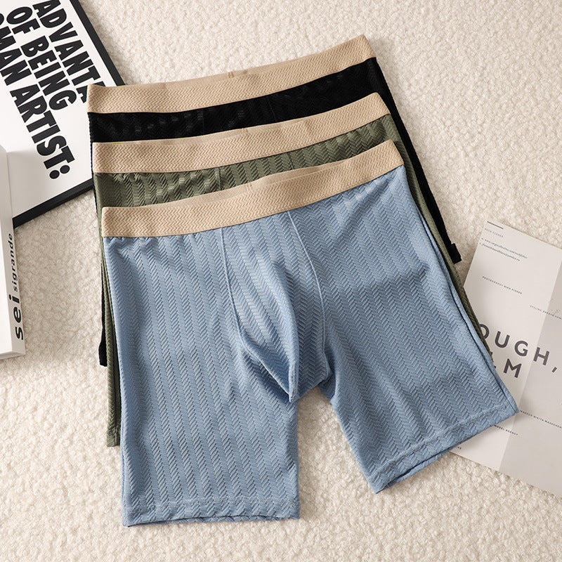 Men's Underwear High Elastic Breathability Lightweight Nylon Jacquard