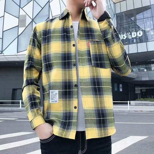 Men's Warm Thickened Slim Fit Shirt Coat