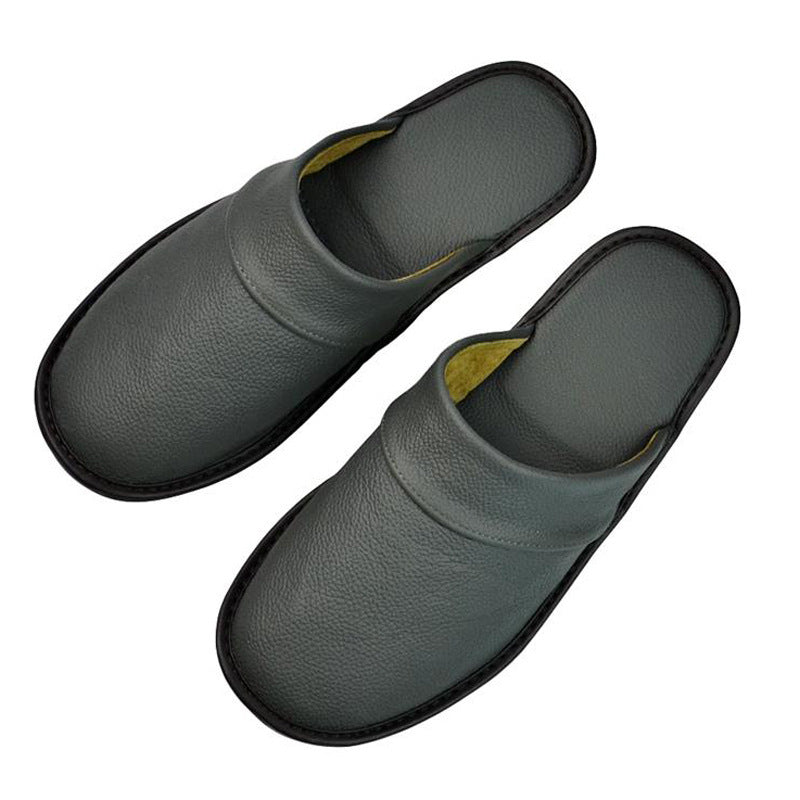 Men's Cowhide Slippers