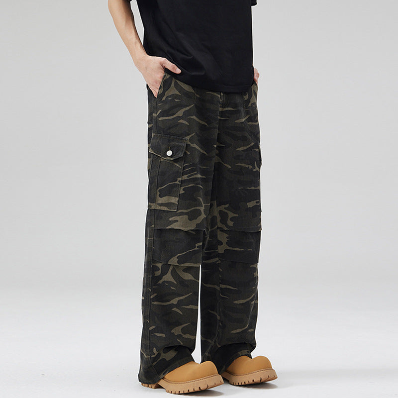 Paratrooper Camouflage Cargo Pants for Men