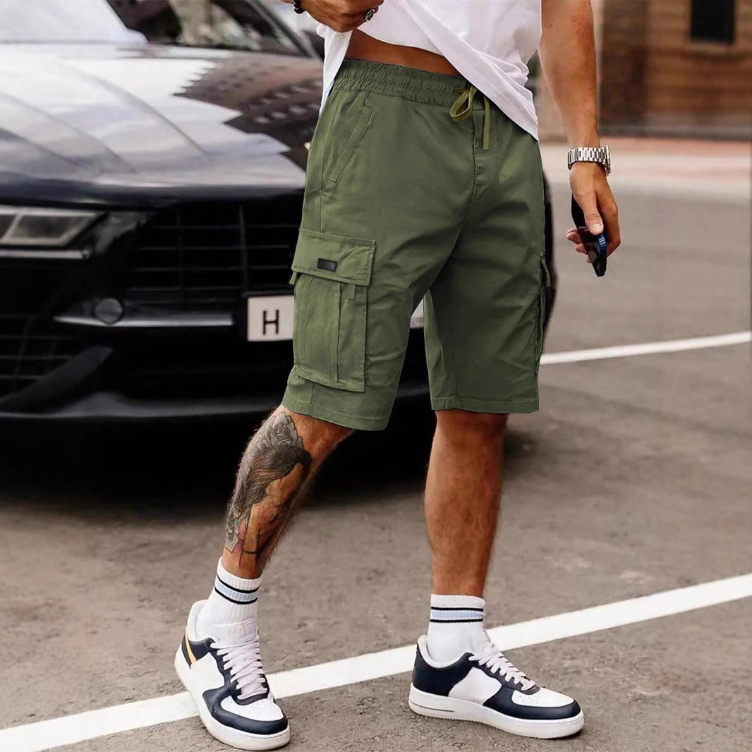 Workwear Shorts Men's New Summer American Straight Cropped Casual Shorts