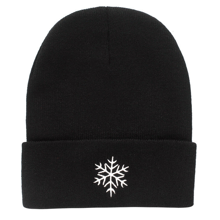 Men's Woolen Weather Embroided Knitted Beanie