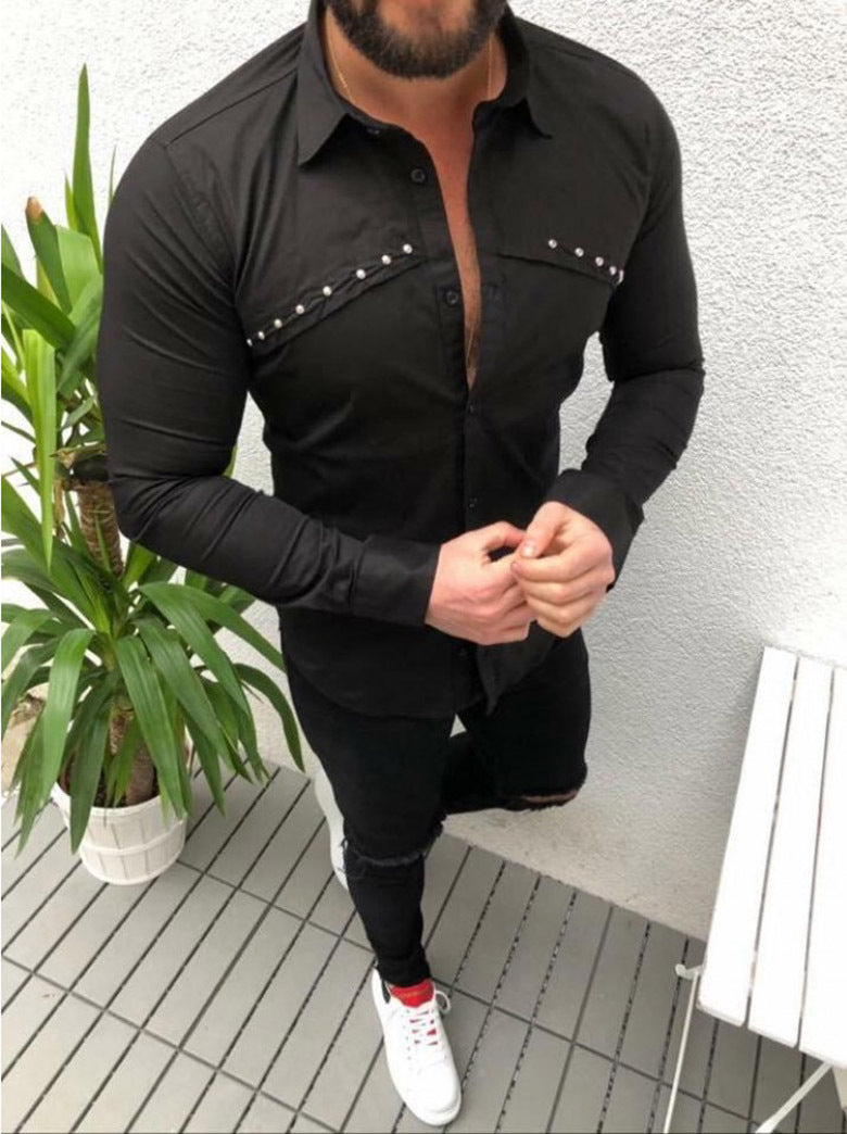 Men's Casual Solid Color Shirt