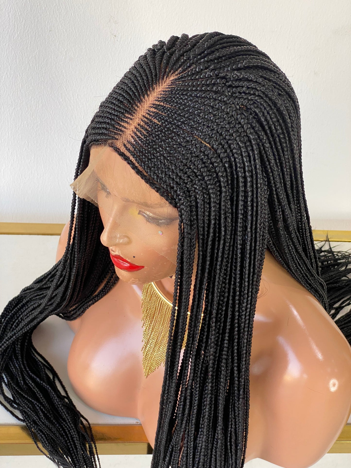 Ready to ship - Tribal Cornrow 6 by 2 closure