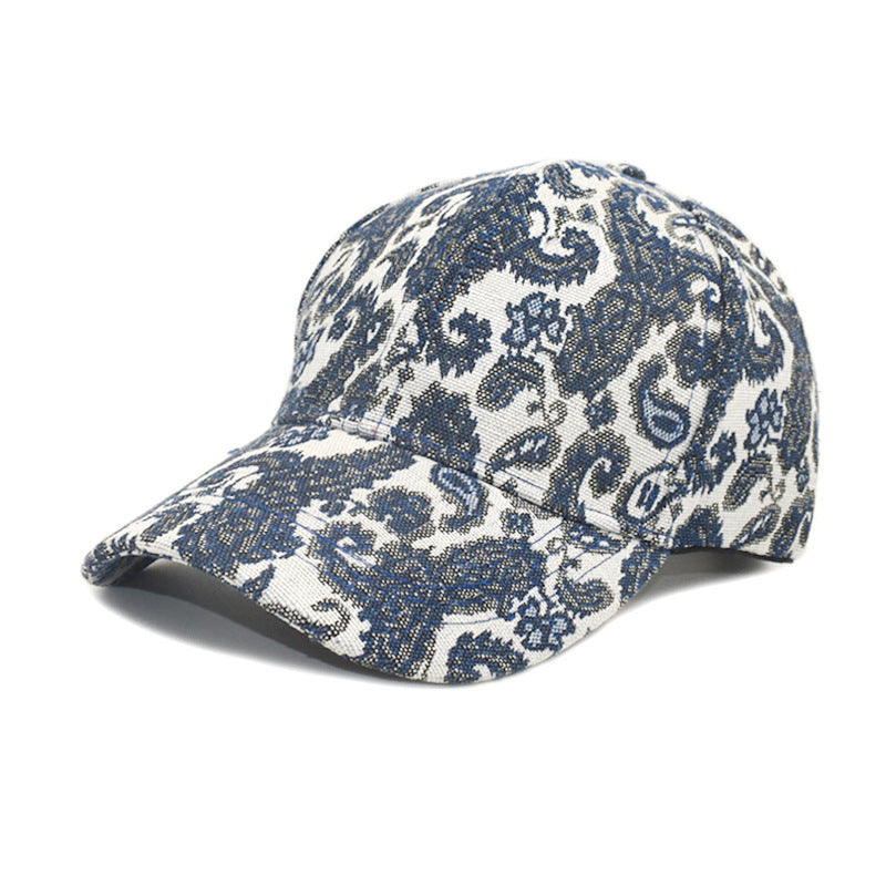 Men's Paisley Pattern Printed Baseball Cap