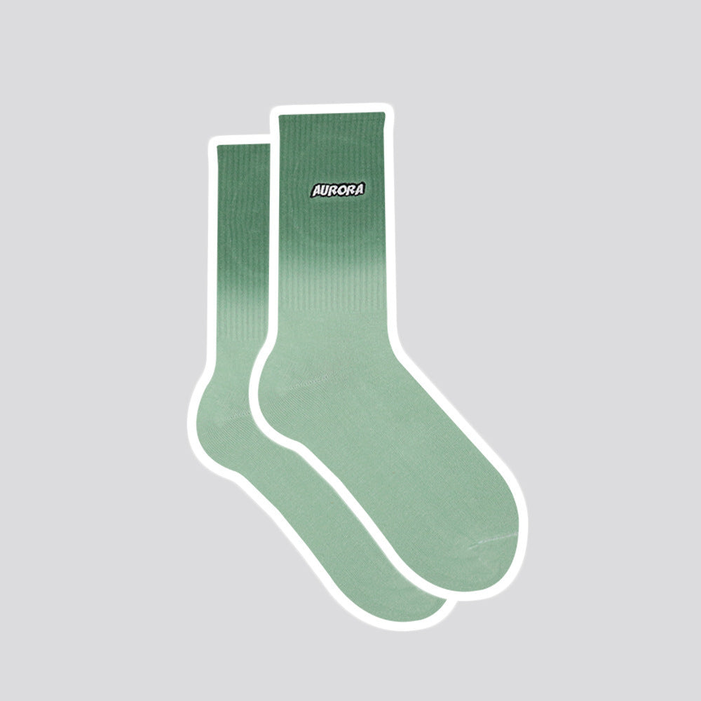 Men's Trendy Sports Dyed Cotton Tube Socks