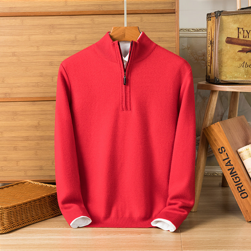 Men's Knitwear Long Sleeve Thickened Sweater