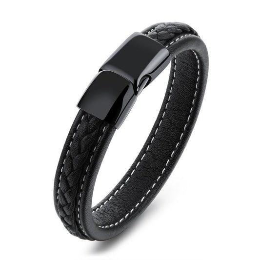 Men's Black Titanium Steel Bracelet
