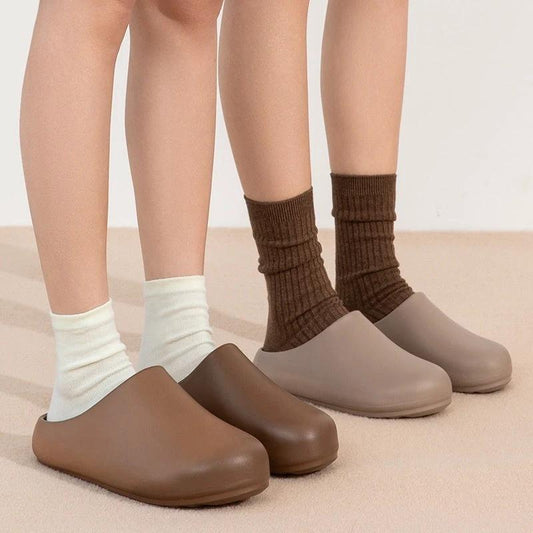 Womens EVA Slippers With A Non-slip Waterproof And Oil-resistant Outer Layer For Outdoor Wear by GJG Denim