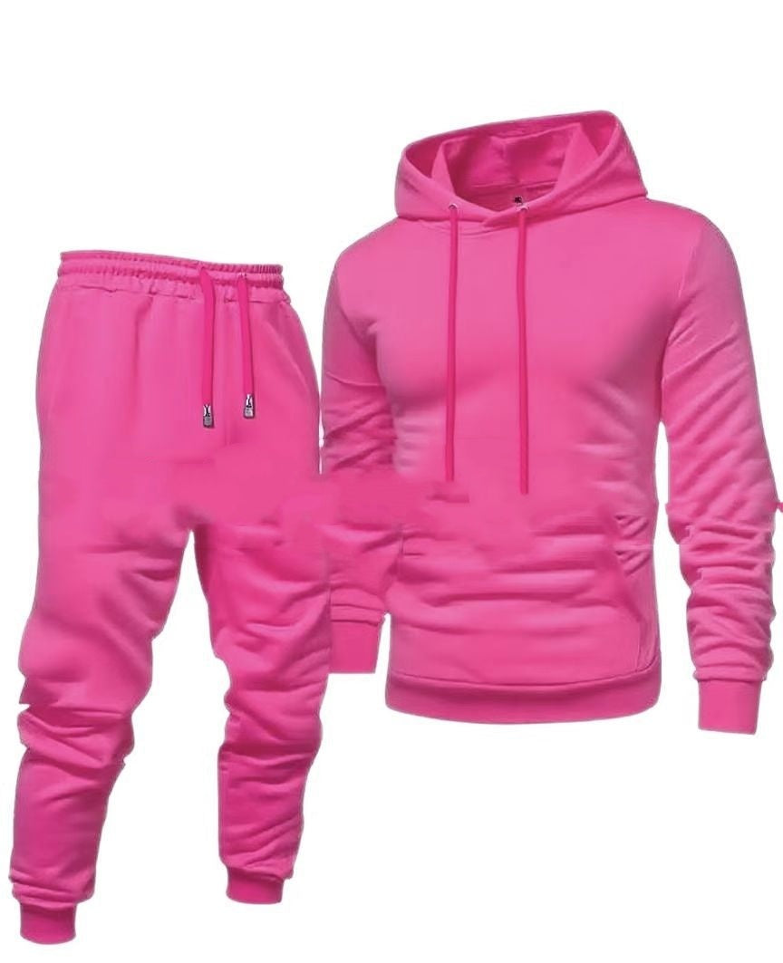 Men's Hooded Sweatshirt And Sweatpants Sports Suit