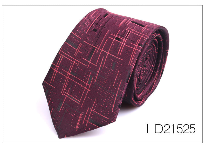 Men's Casual Fashion 6cm Flower Graffiti Tie