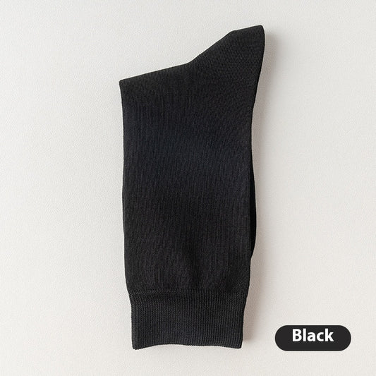 Men's Mid-calf Pure Cotton Business Socks