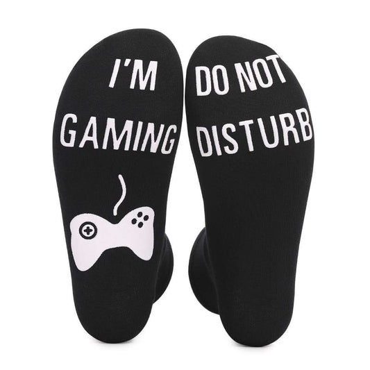 Men's Pure Cotton "I'm Gaming Do Not Disturb" Socks
