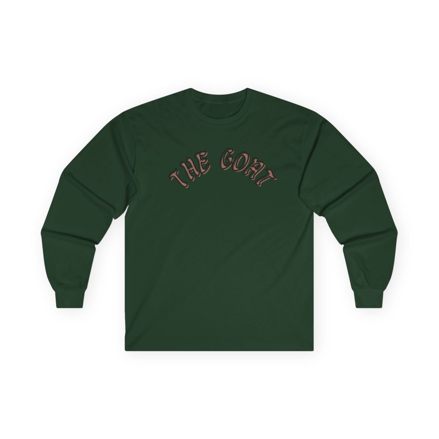 The GOAT Unisex Long Sleeve Tee, Casual Wear, Perfect for Sports Fans, Gift for Him or Her, Iconic Statement Shirt