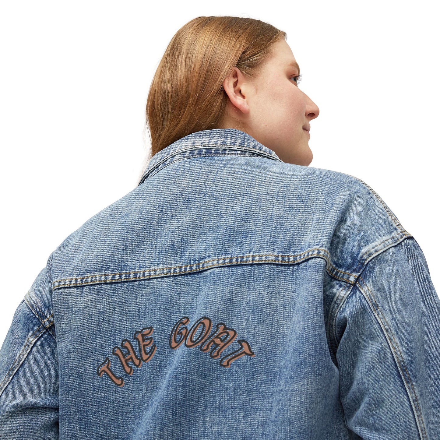 The GOAT Women's Denim Jacket - Stylish & Timeless Casual Wear