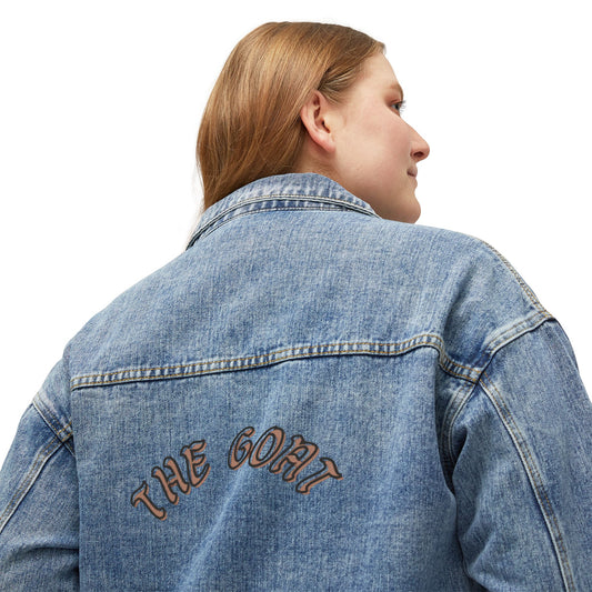 The GOAT Women's Denim Jacket - Stylish & Timeless Casual Wear