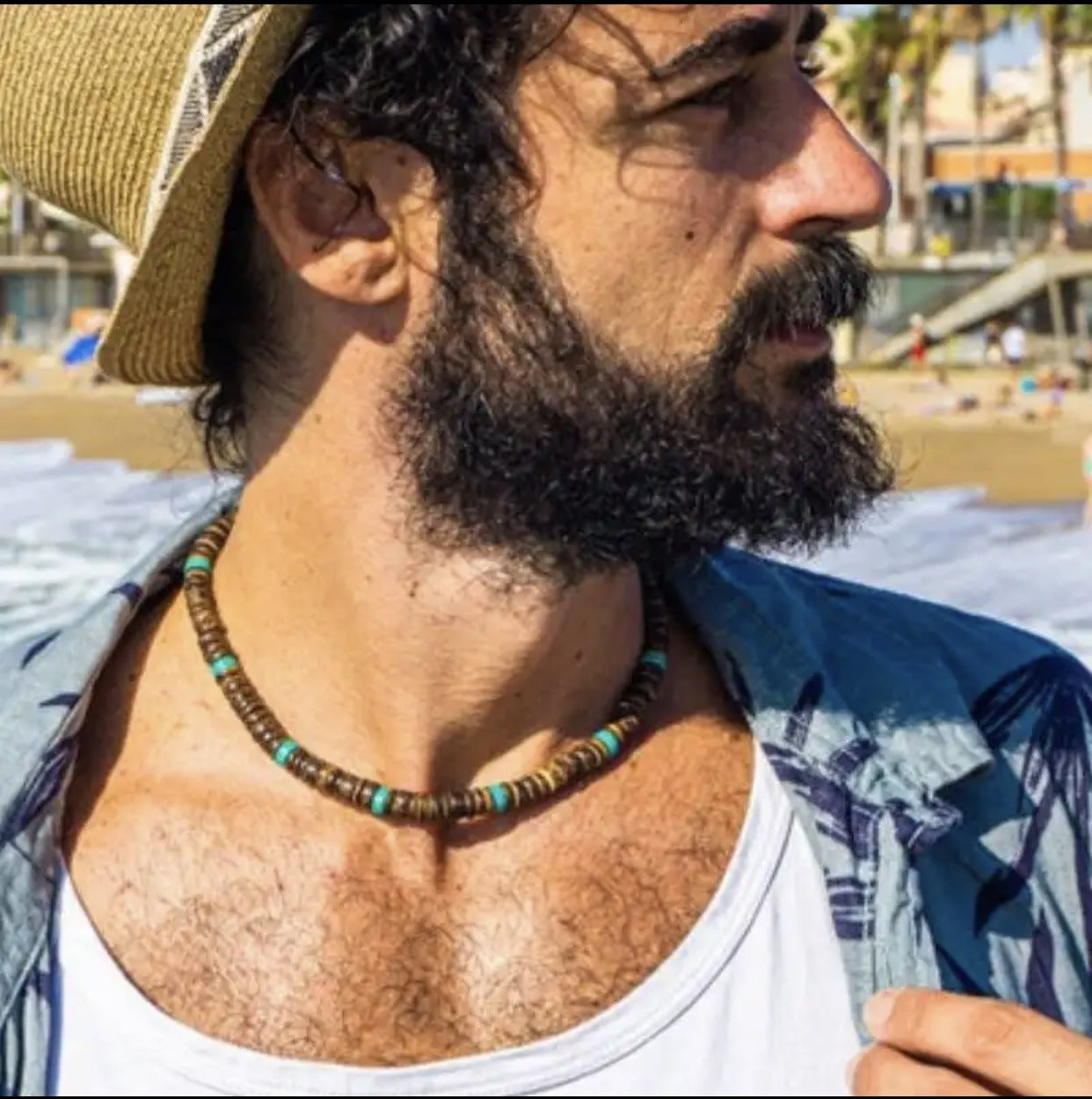Beach Bohemian Necklace For Men