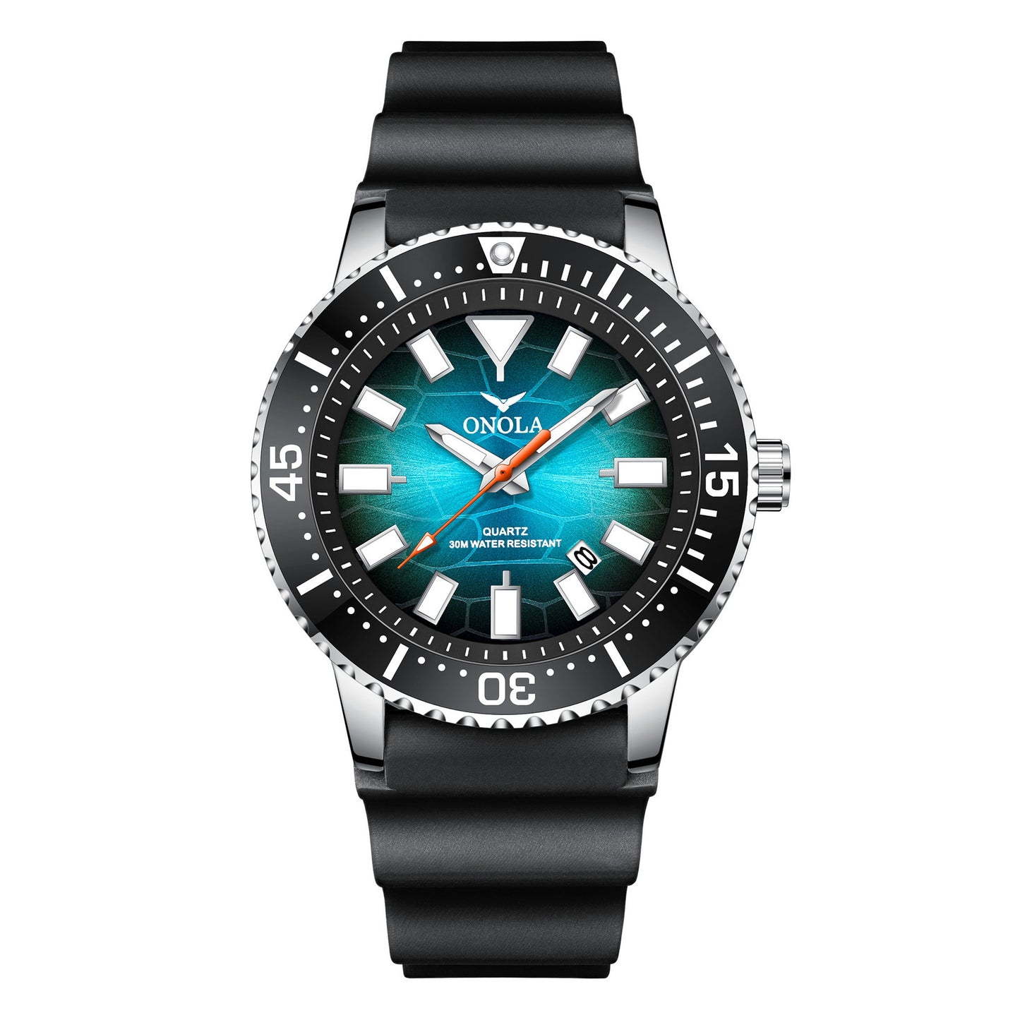 Business Casual Men's Waterproof Tape Quartz Watch