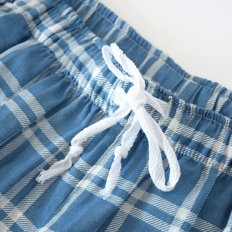 Cotton Cropped Pants Loose Casual Pajama Shorts Summer