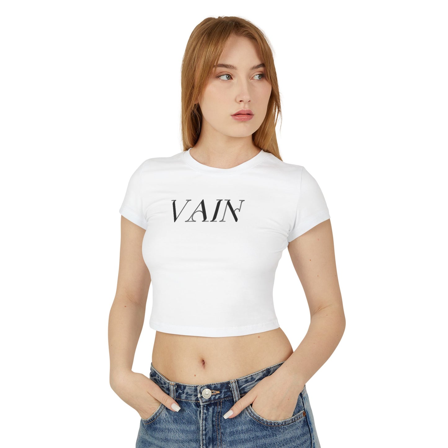 Vain Women's Trendy Crop Top, Stylish Fashion Top, Gift for Her, Summer Outfit, Casual Wear
