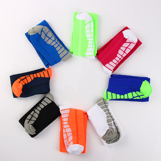 Men's Sports Multi-color Gradient Long Tube Compression Socks