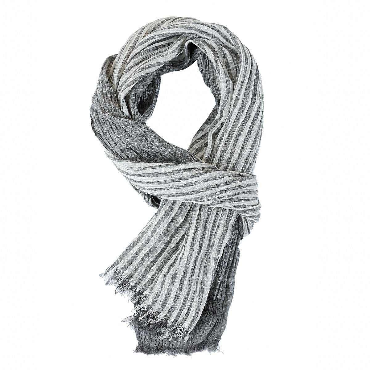 Men's Thin Striped Scarf
