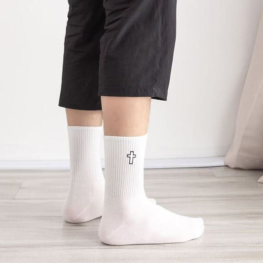 Men's Sweat Absorbing Leisure Mid-calf Socks