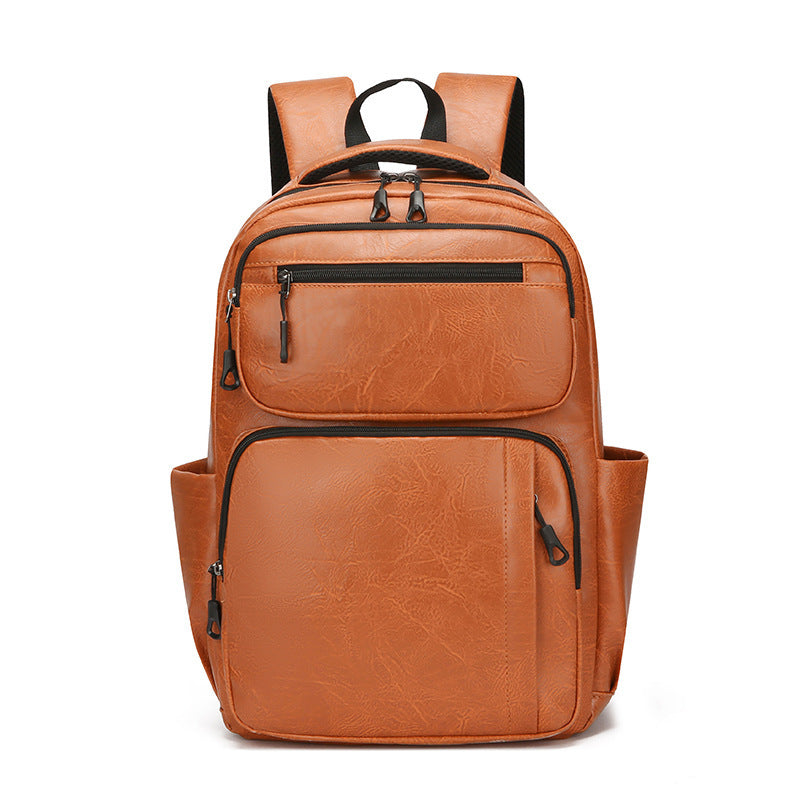 Large Capacity Men's Simple Business Commute Multi-space Backpack