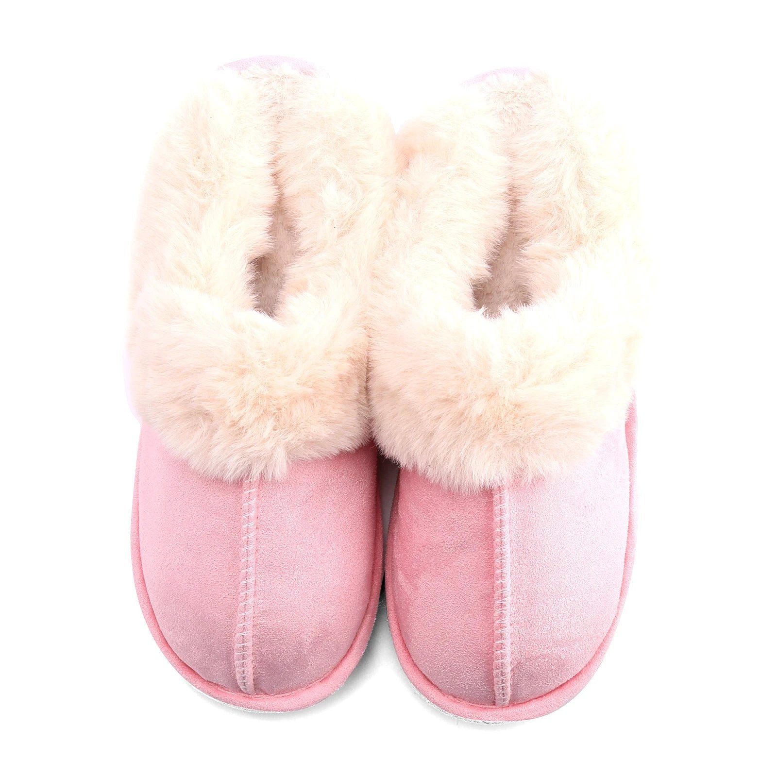 Fur Furry Slippers Women Winter Warm Plush House Shoes by GJG Denim