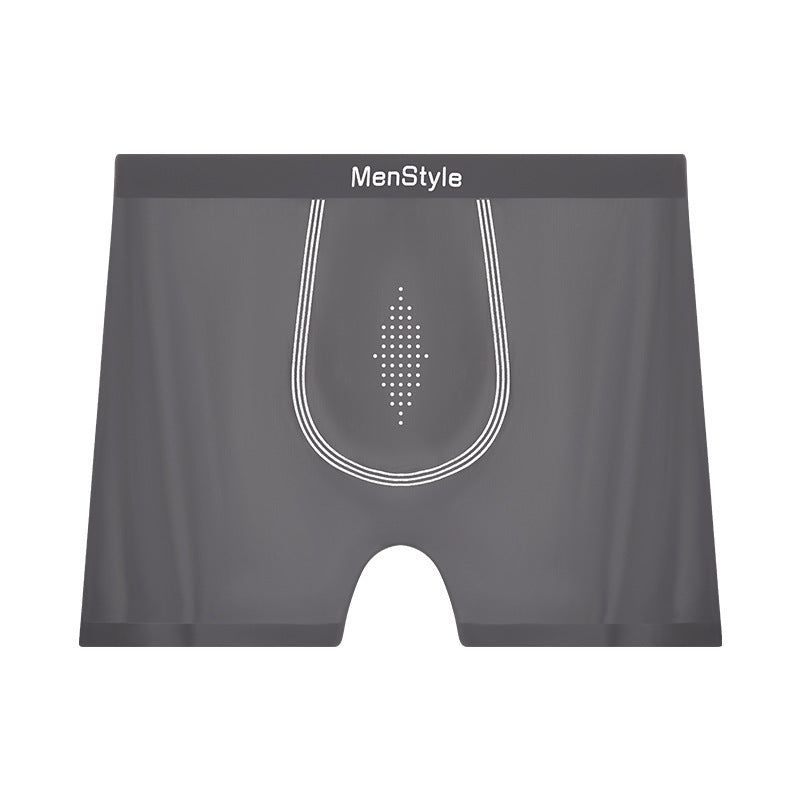 Men's Breathable Single-layer Seamless Boxers