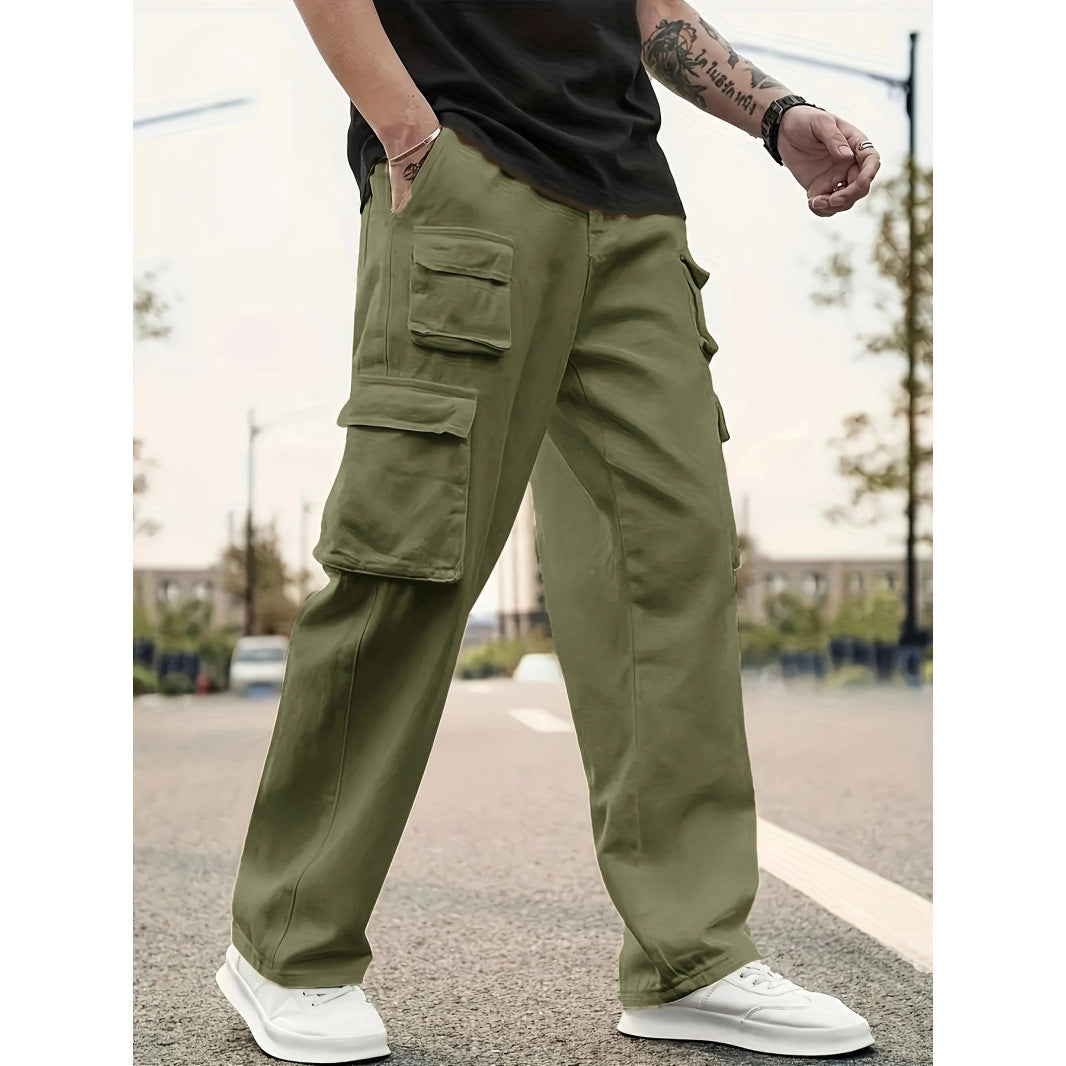 Men's Casual Cargo Pants Loose