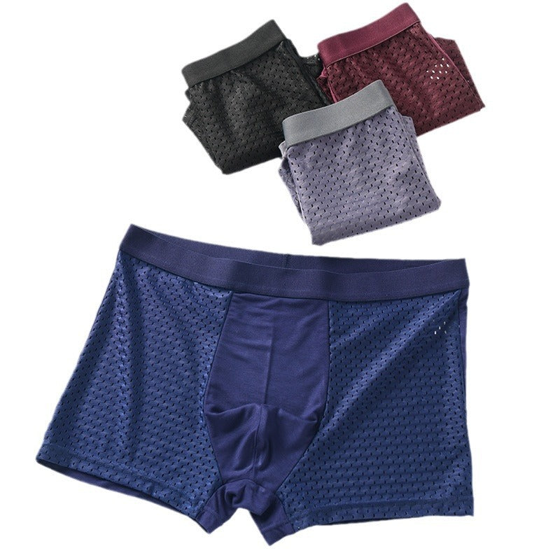 Men's Mesh Seamless Boxer's