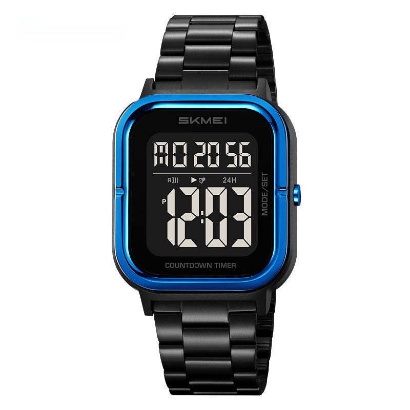 Simple Electronic Men's Digital Display Luminous Watch