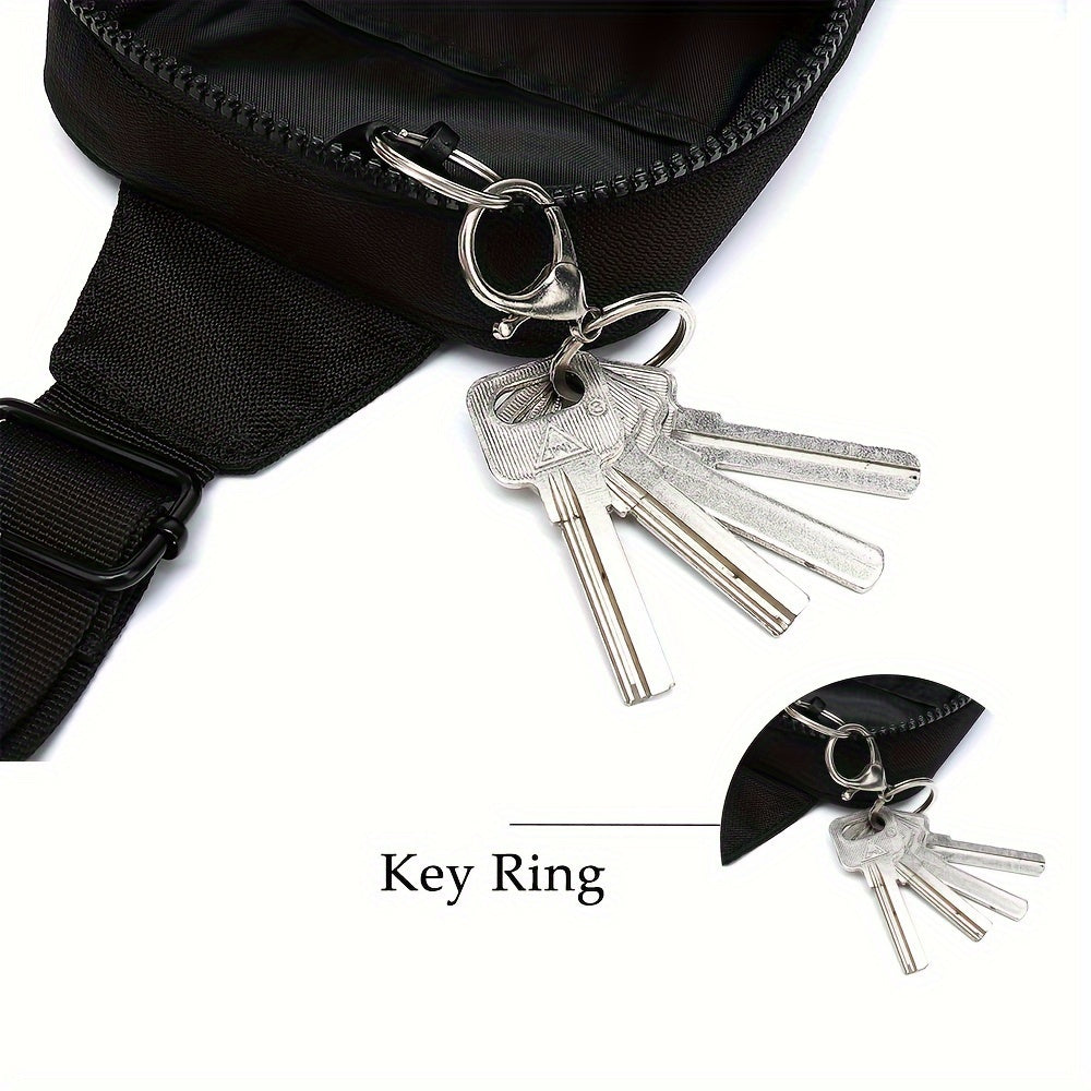Men's Small Crossbody Mini Sling For Travelling, Hiking, Running Bag