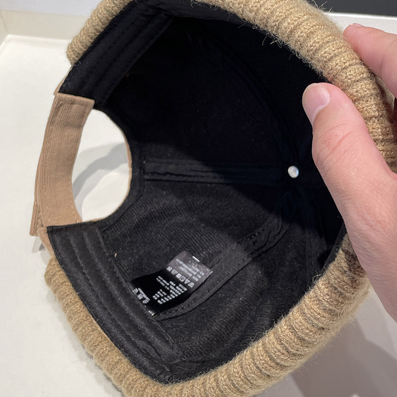 Men's Deerskin Velvet Beret Hat