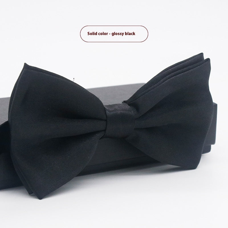Men's Solid Color Bow Tie