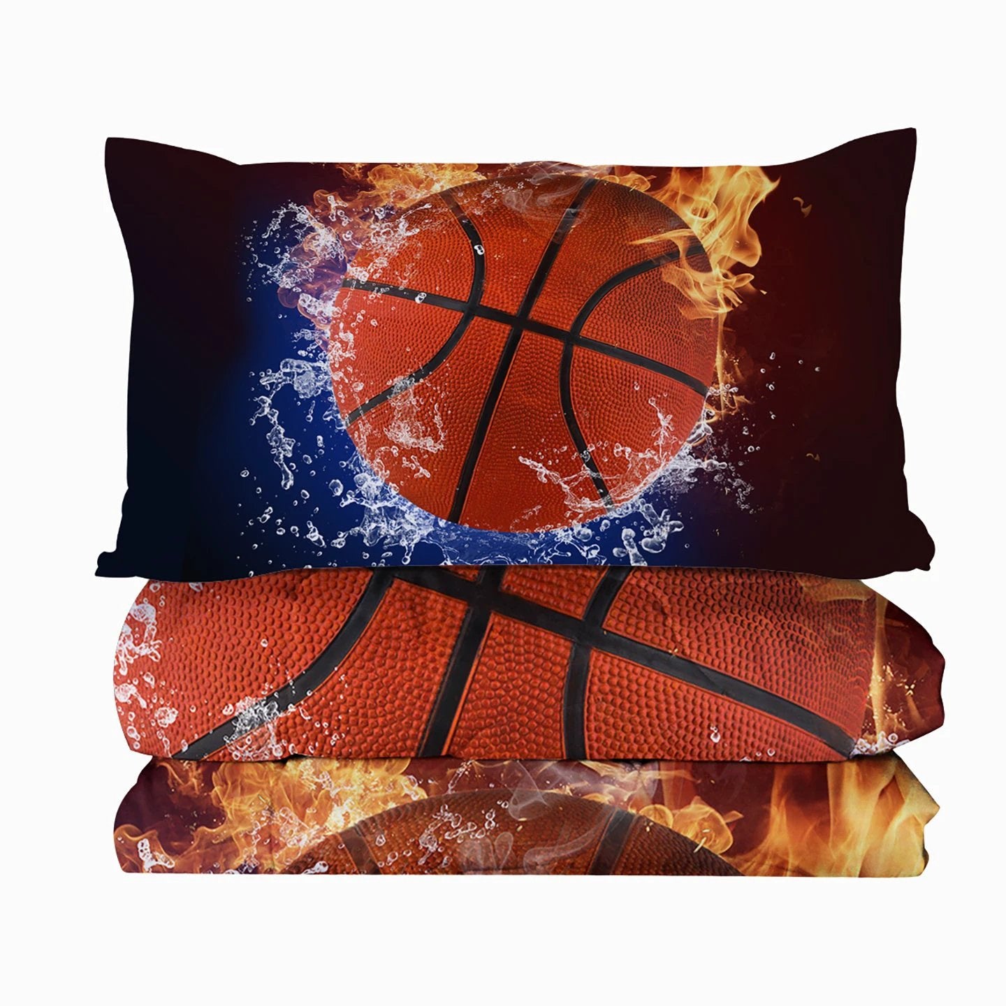 Basketball Bedding Comforter Sets 3 Pieces (comforter, 2 pillow shams) by GJG Denim