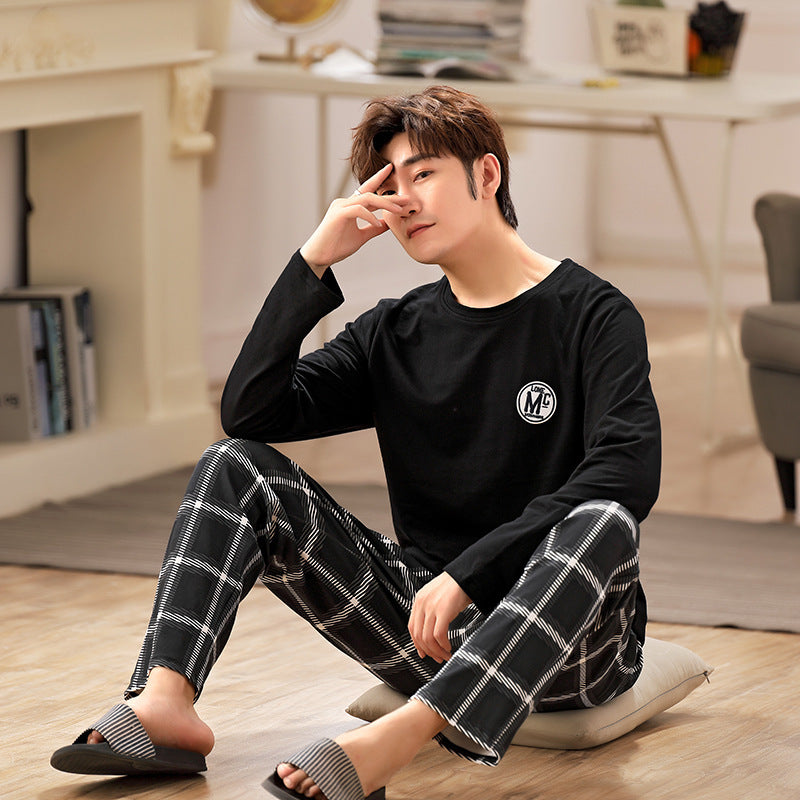 Men's Varions Print Long Sleeve Pajamas